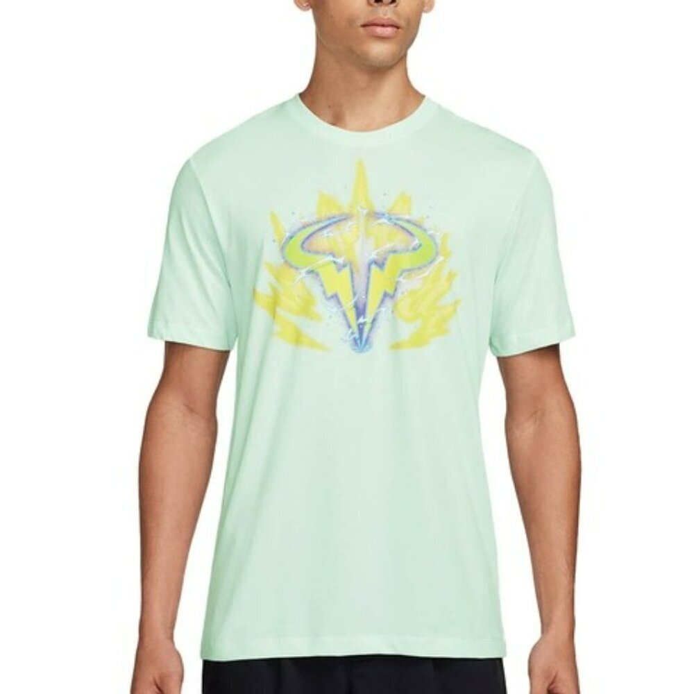 Nike Court Rafa Dri-Fit Tennis T-Shirt Green XL NWT